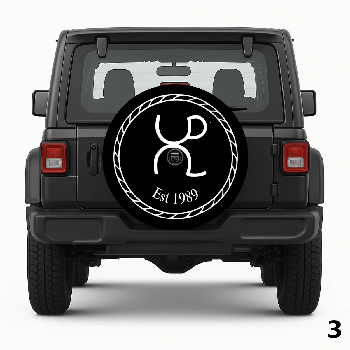 =Brand Logo Spare Tire Cover