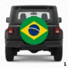 =Brazilian Flag Spare Tire Cover
