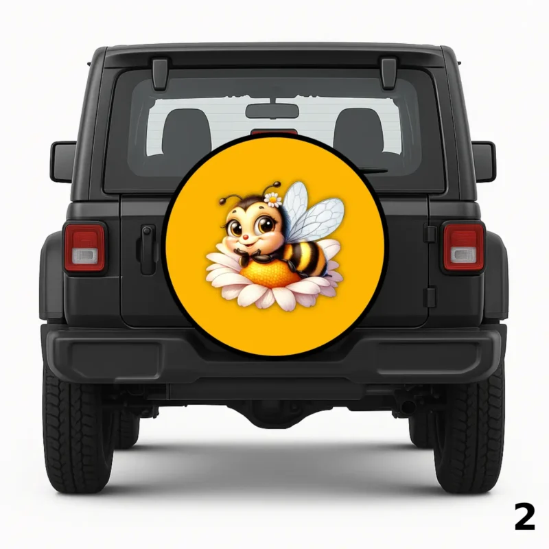 =Bumble Bee Spare Tire Cover