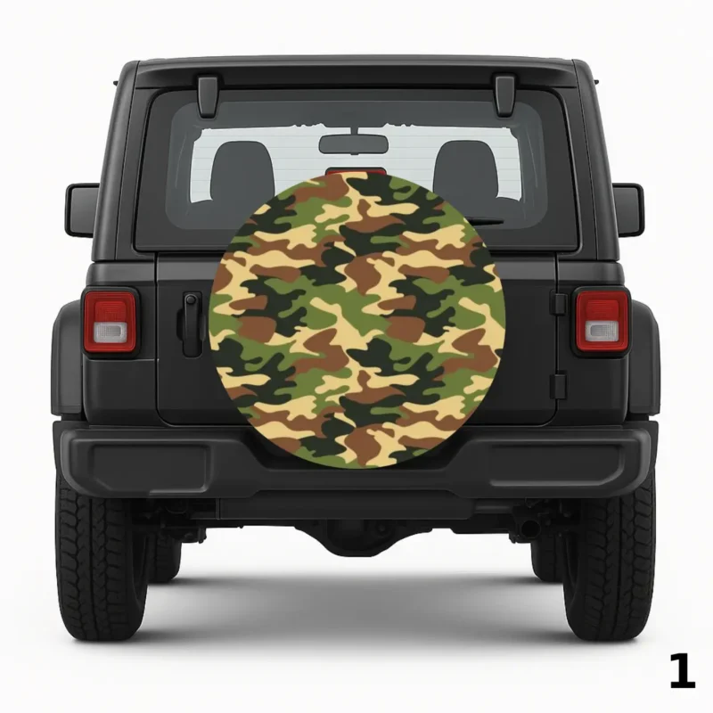 =Camouflage Spare Tire Cover