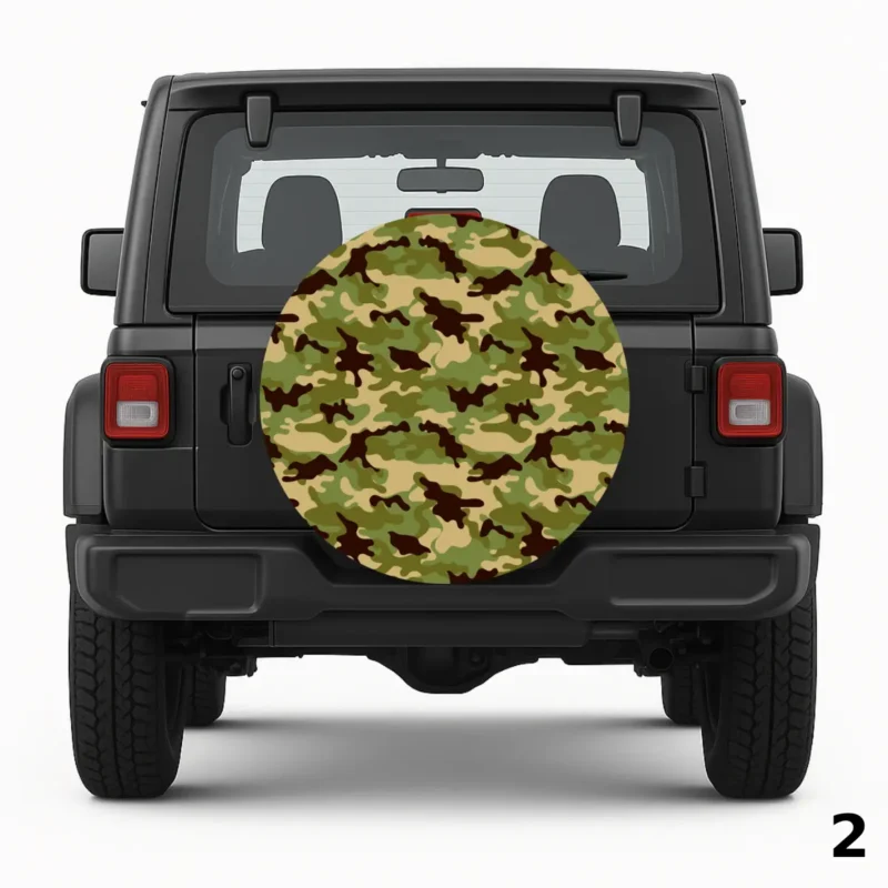 =Camouflage Spare Tire Cover