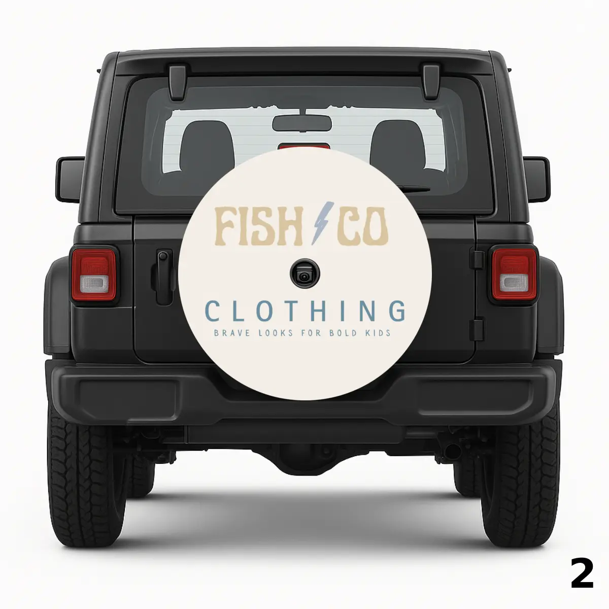 =Custom Lofo for Company Spare Tire Cover