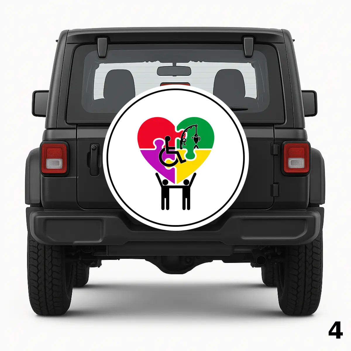 =Fishing From The Heart Spare Tire Cover