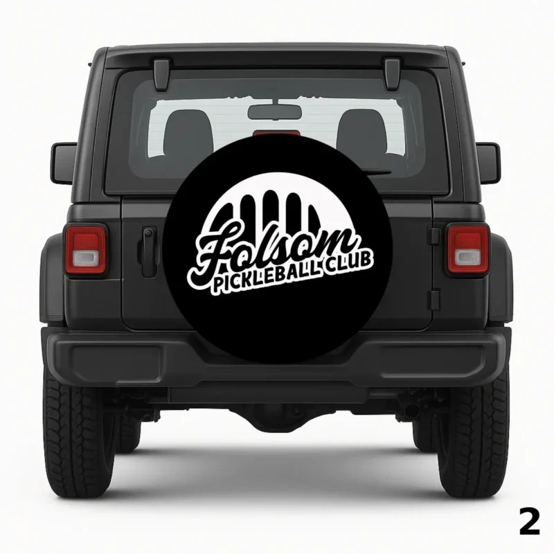 =Folsom Pickleball Club Spare Tire Cover