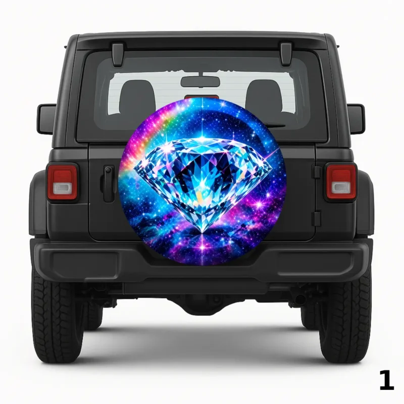=Galaxy Diamond Spare Tire Cover