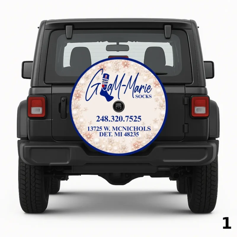 =Glam Marie Socks Spare Tire Cover