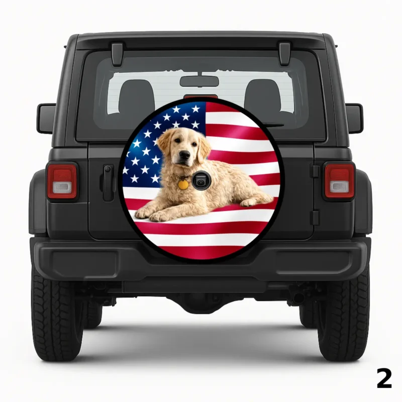 =Golden Patriot Spare Tire Cover