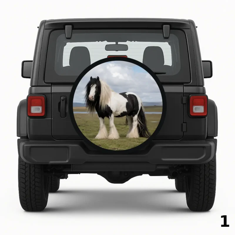=Gypsy Vanner Spare Tire Cover