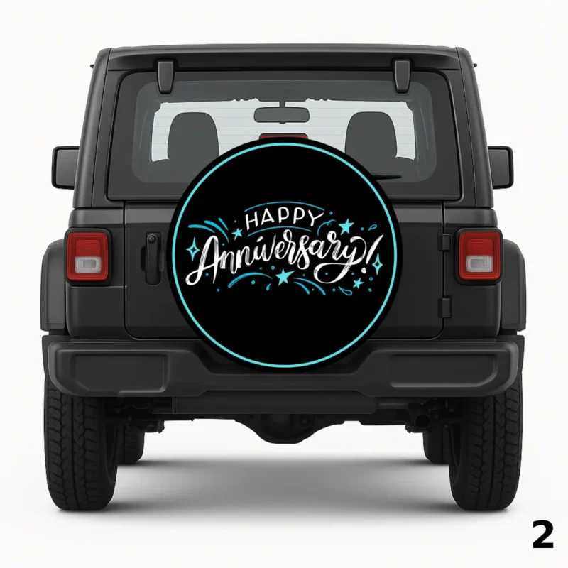 =Happy Anniversary Spare Tire Cover