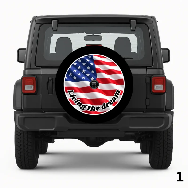 =Living the Dream Spare Tire Cover