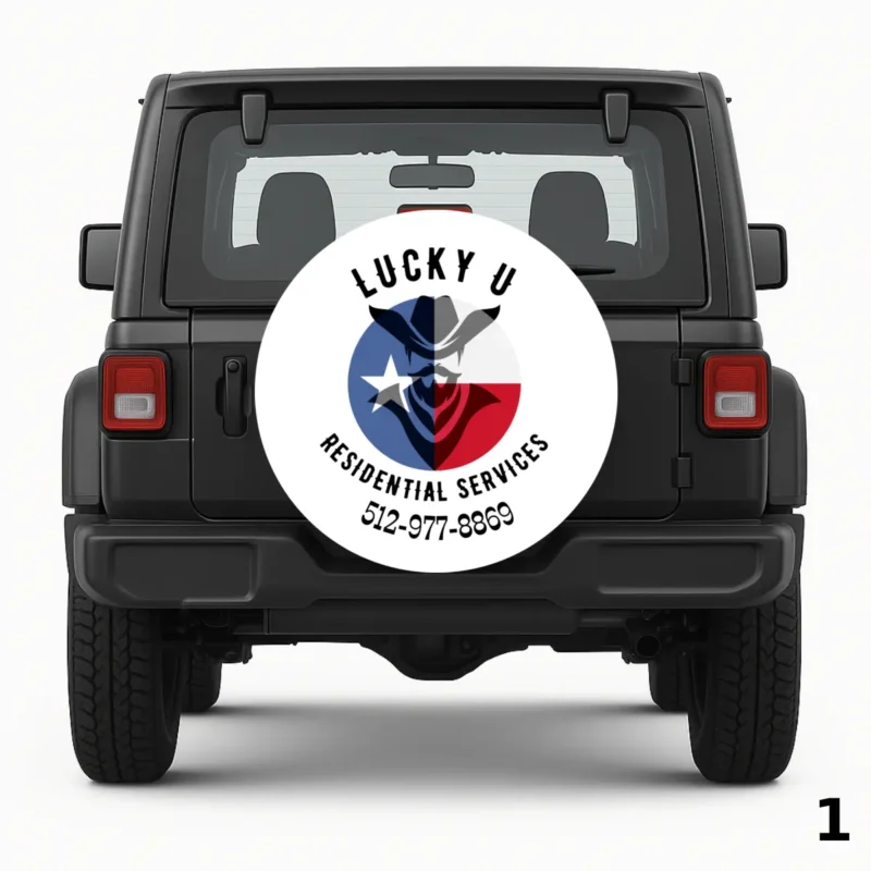 =Lucky U Residental Services Spare Tire Cover