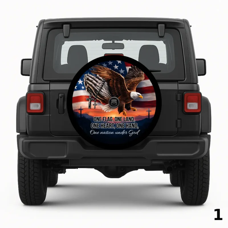 =One Nation Under God Spare Tire Cover