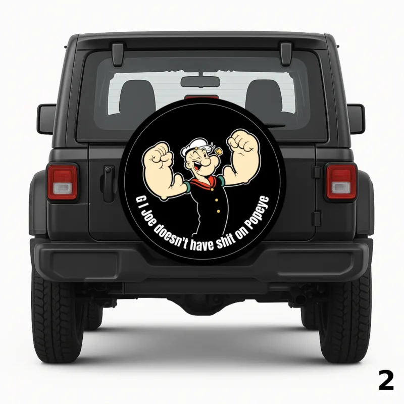 =Popeye the Sailor Man Spare Tire Cover