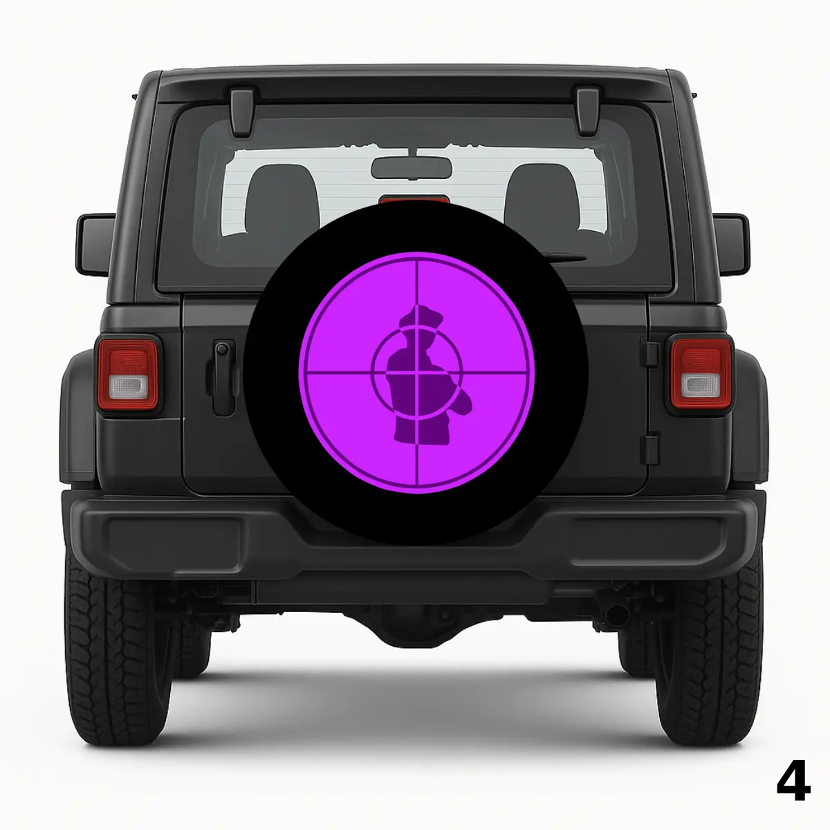 =Funda para rueda de repuesto Public Enemy Logo