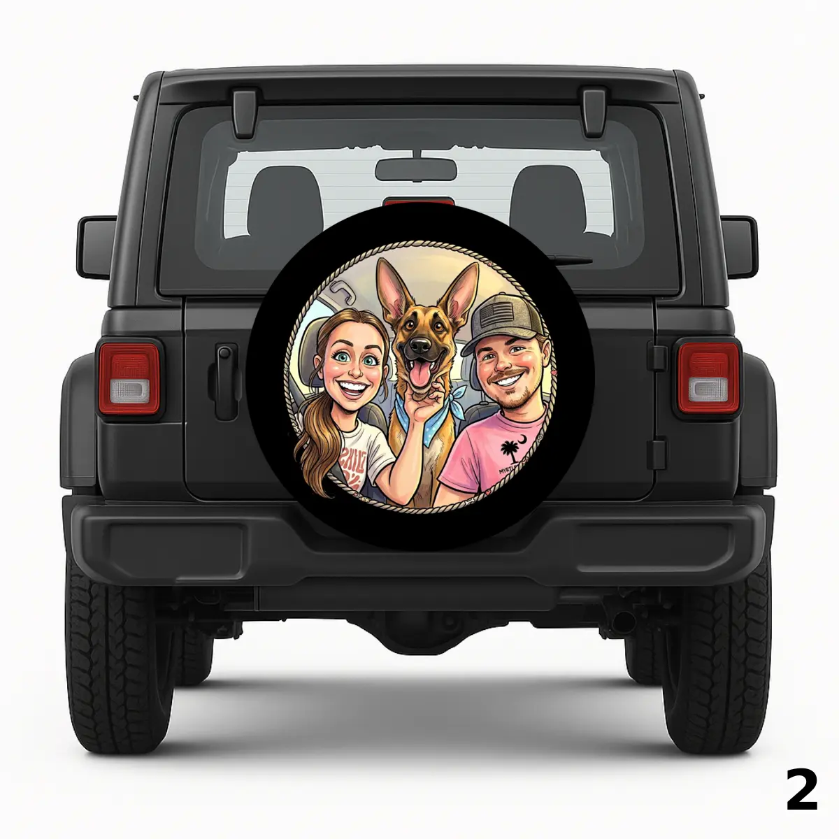 =Remembrance Portrait Spare Tire Cover