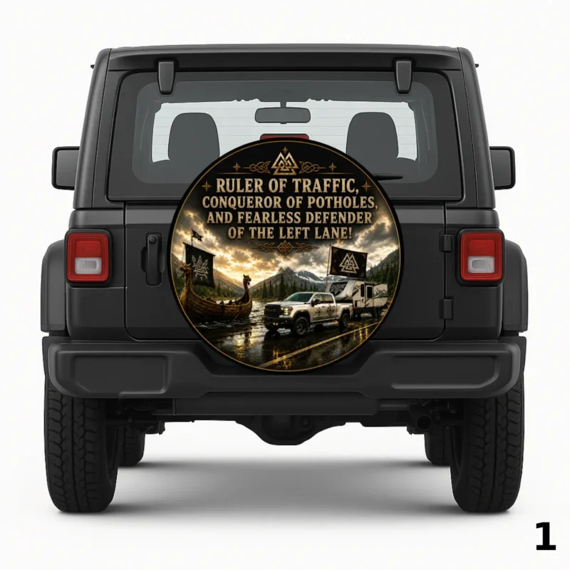 =Ruler of Traffic Spare Tire Cover