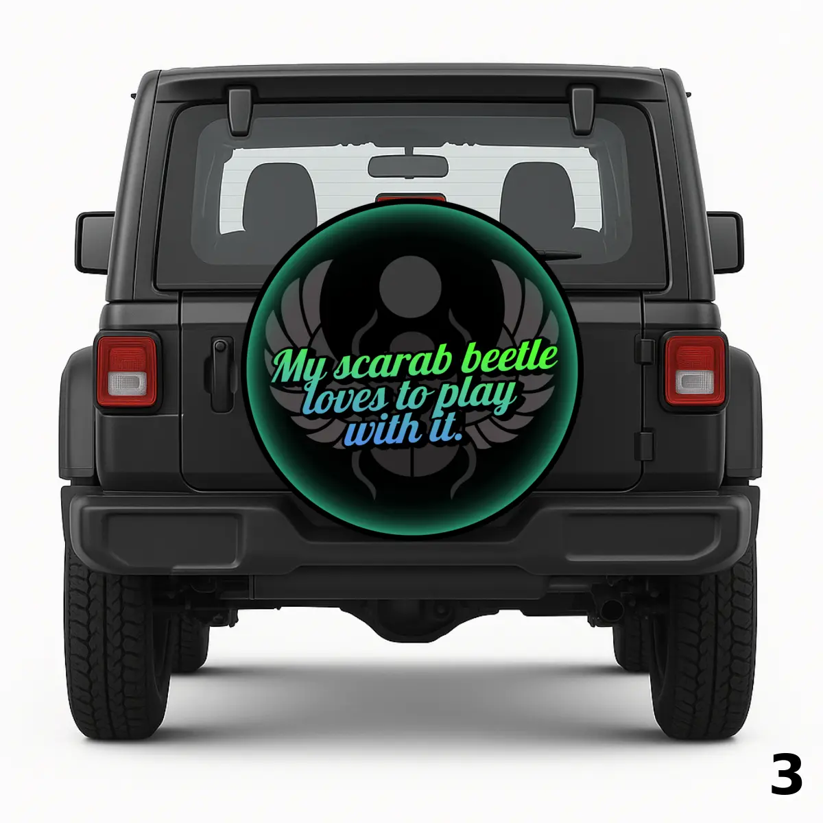 =Scarab Beetle Spare Tire Cover