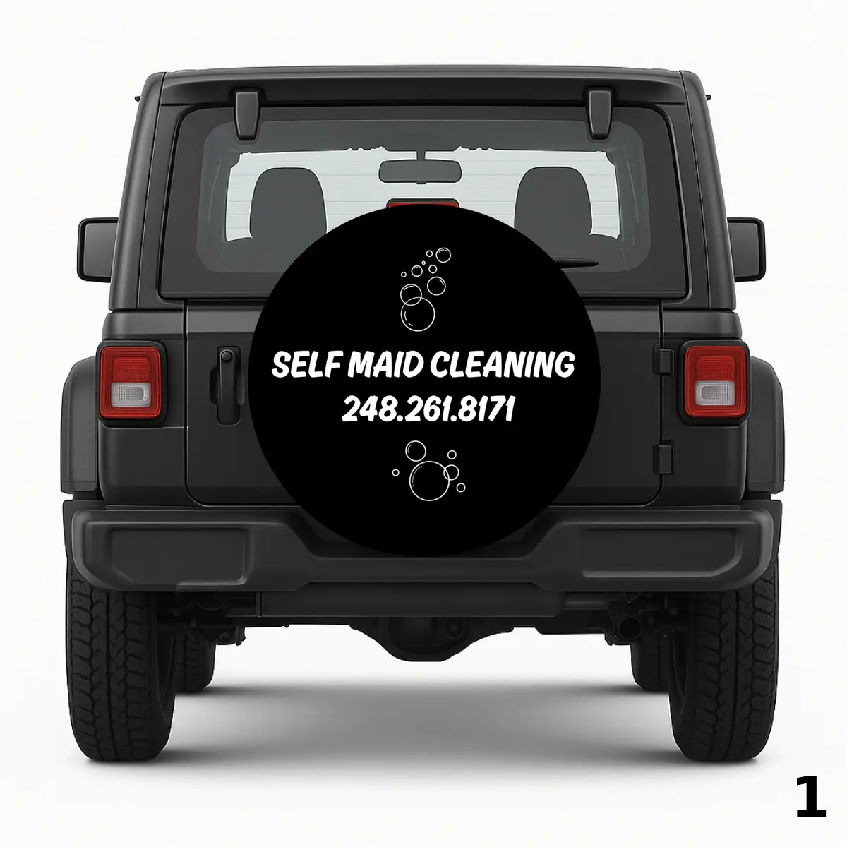 Self Maid Cleaning Spare Tire Cover