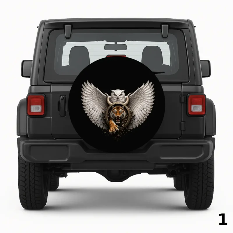 =Taurus, Tiger & Owl Spare Tire Cover