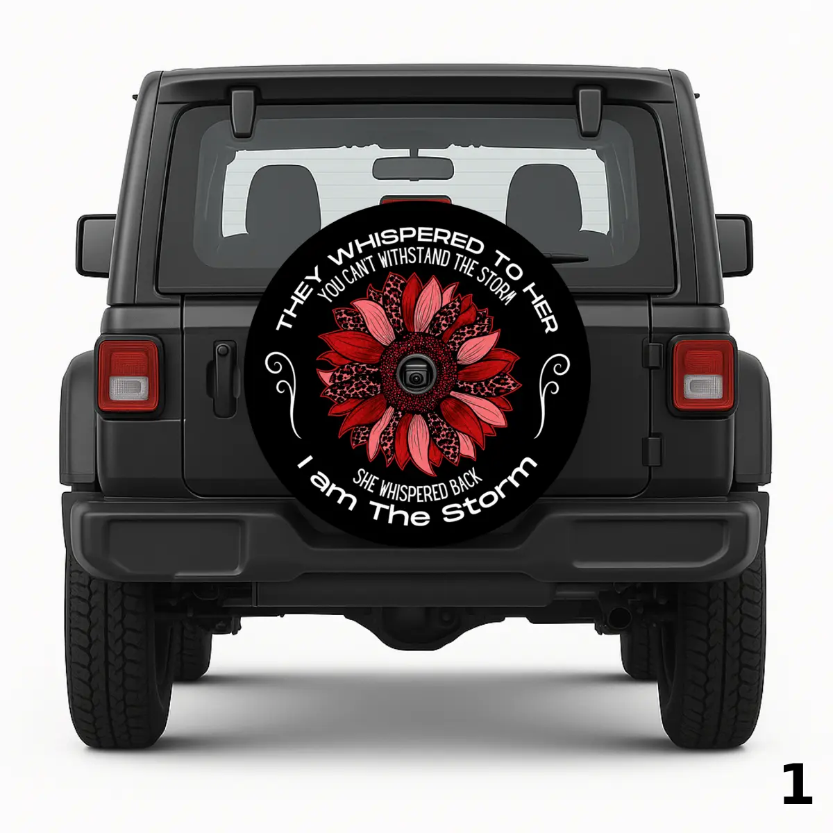 =The Storm Flower Spare Tire Cover