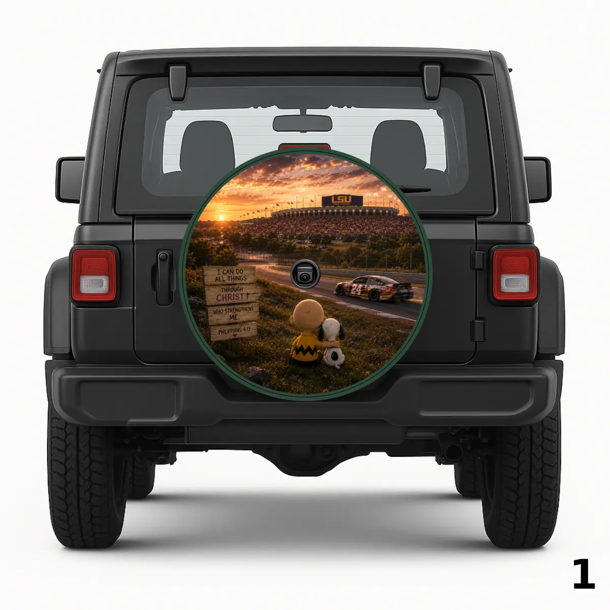 =Tiger, Track & Truth Spare Tire Cover