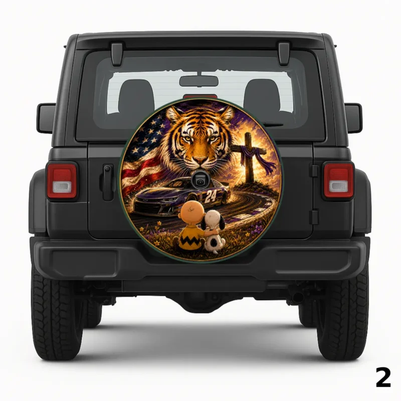 =Tiger, Track & Truth Spare Tire Cover