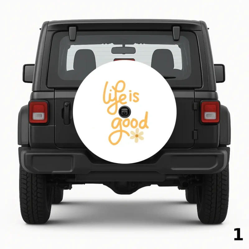 Life is Good Design Spare Tire Cover