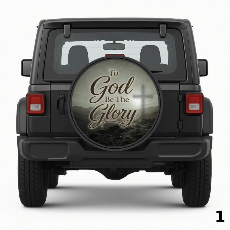 To God Be The Glory Spare Tire Cover