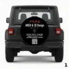 Free Arch & 3D Design Spare Tire Cover