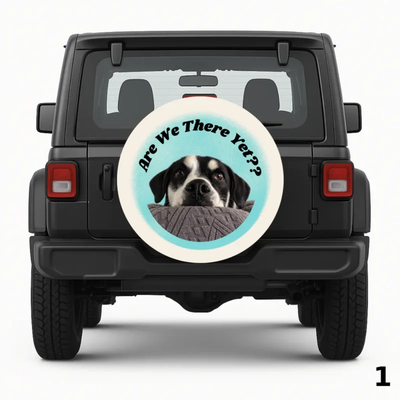 Callie the Dog Spare Tire Cover