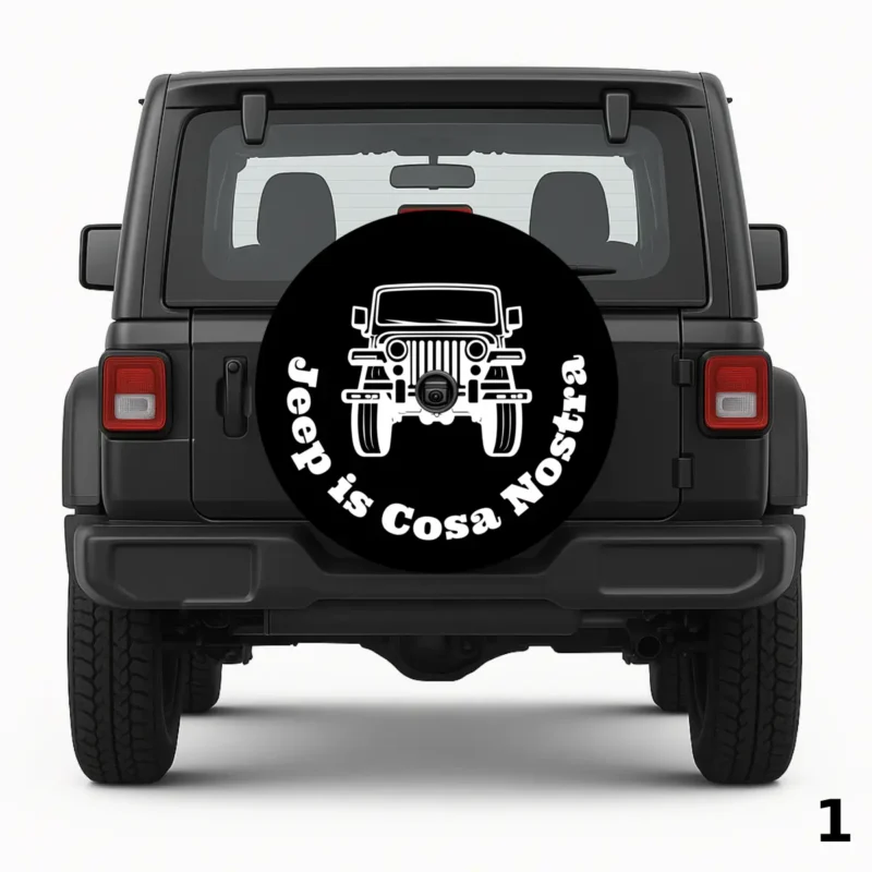 Jeep is Cosa Nostra Spare Tire Cover