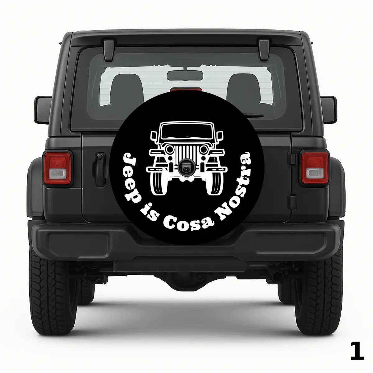 Jeep is Cosa Nostra Spare Tire Cover