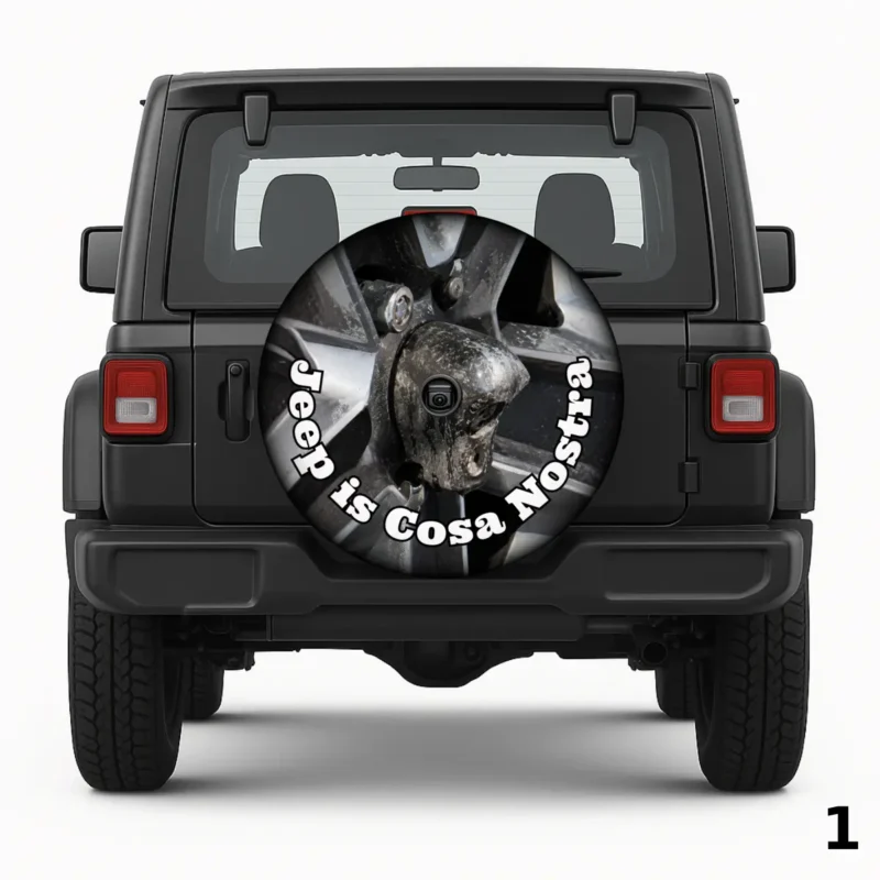Jeep is Cosa Nostra Spare Tire Cover