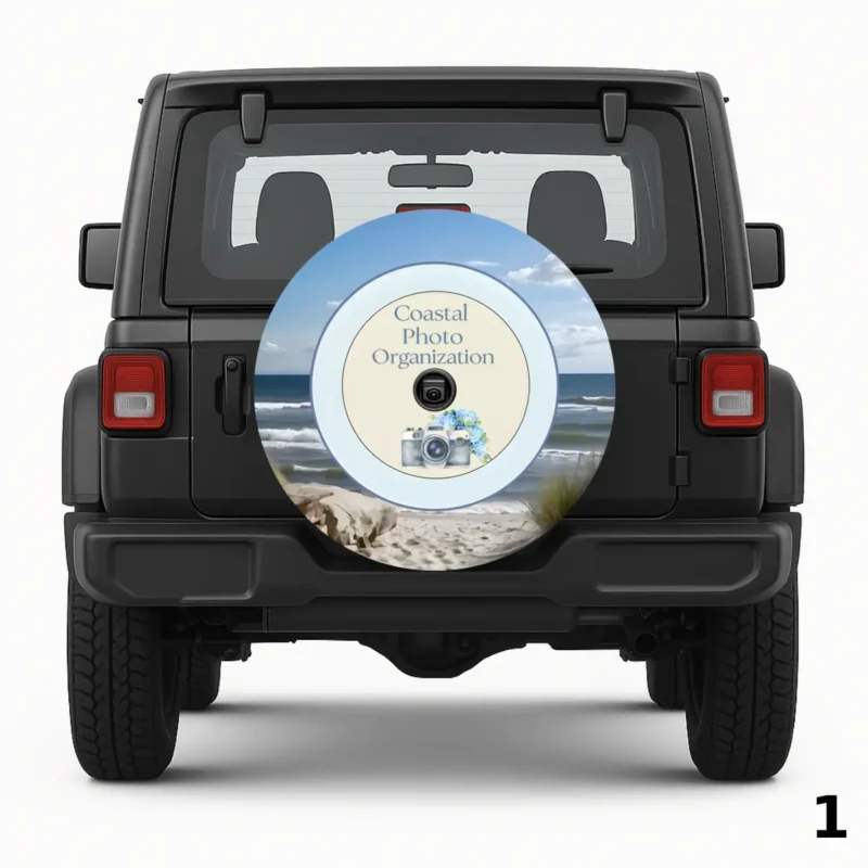 Coastal Photo Organization Spare Tire Cover