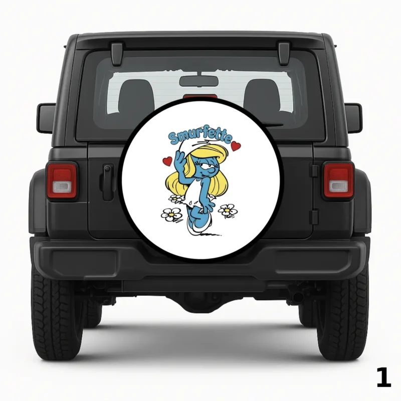 Smurfette Spare Tire Cover