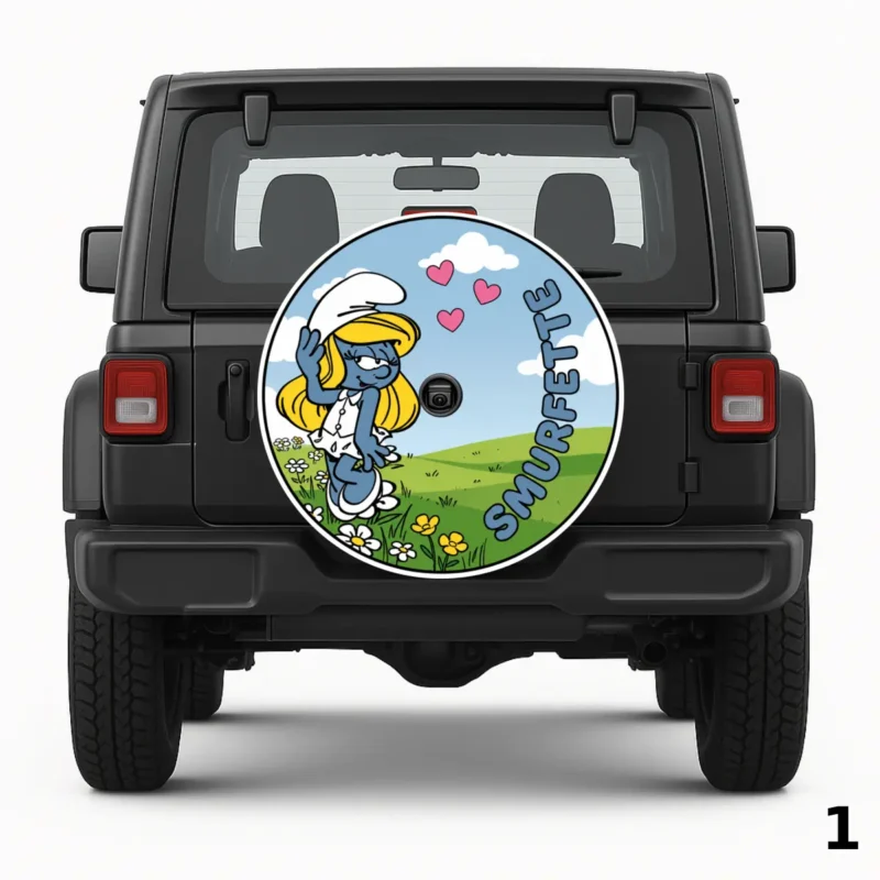 Smurfette Spare Tire Cover