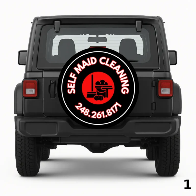 Self Maid Cleaning Spare Tire Cover
