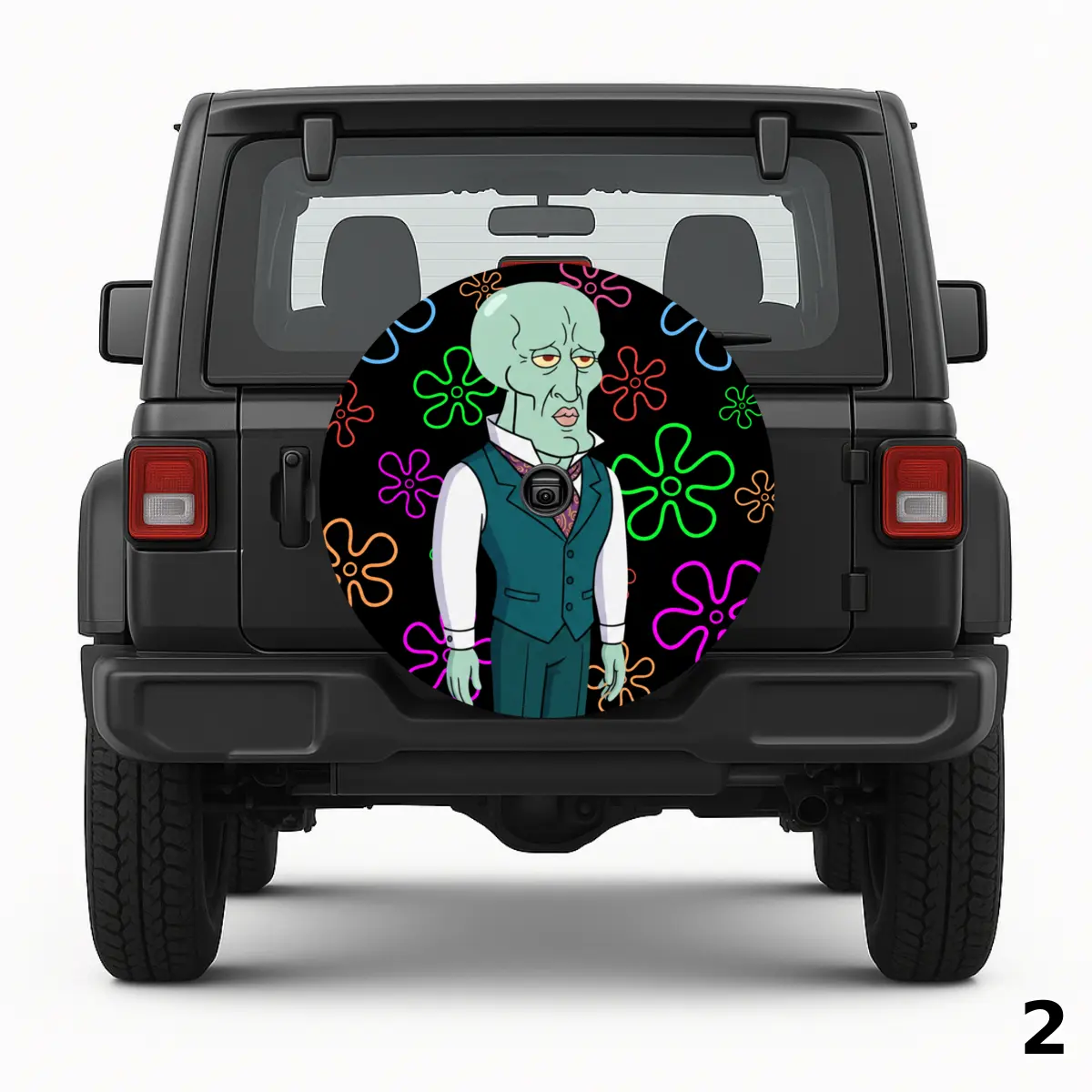 Funda para rueda de repuesto Handsome Squidward