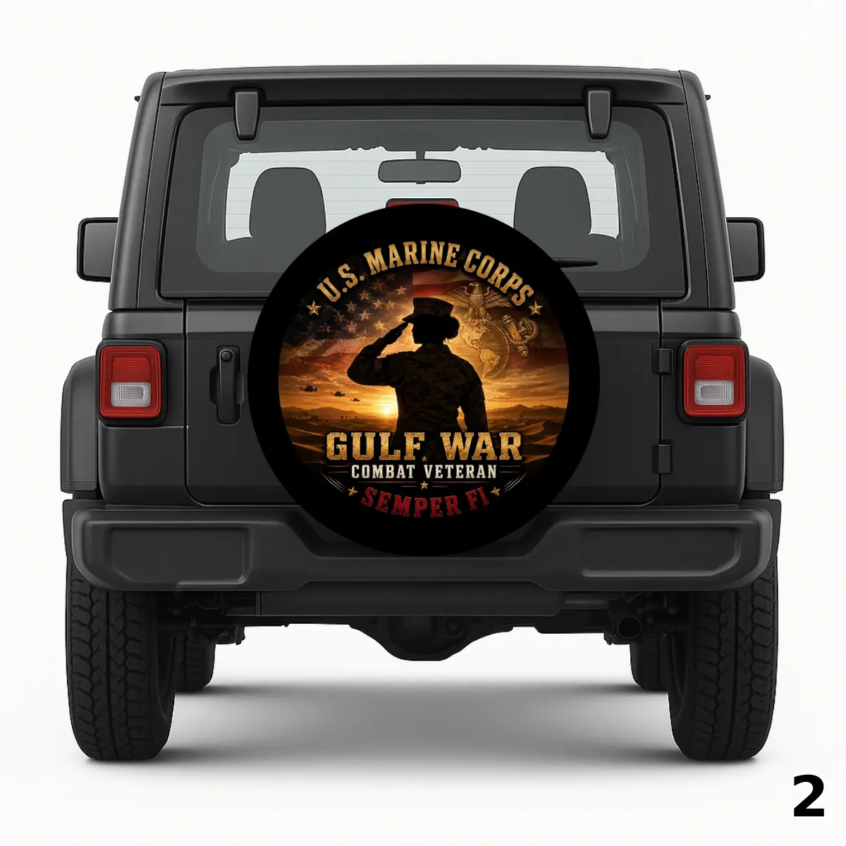 Funda para rueda de repuesto Woman U.S. Marine Corps