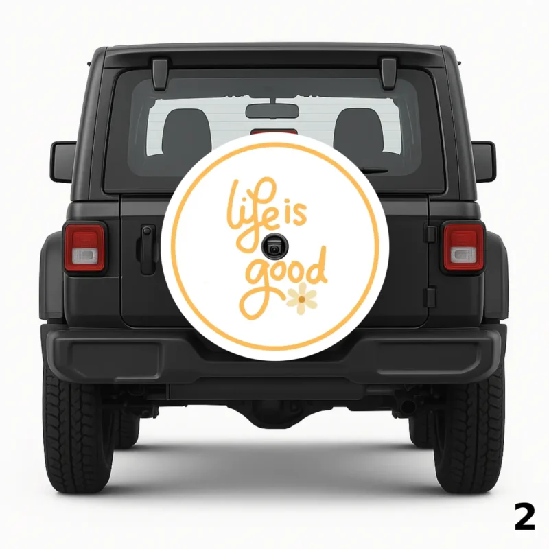 Life is Good Design Spare Tire Cover