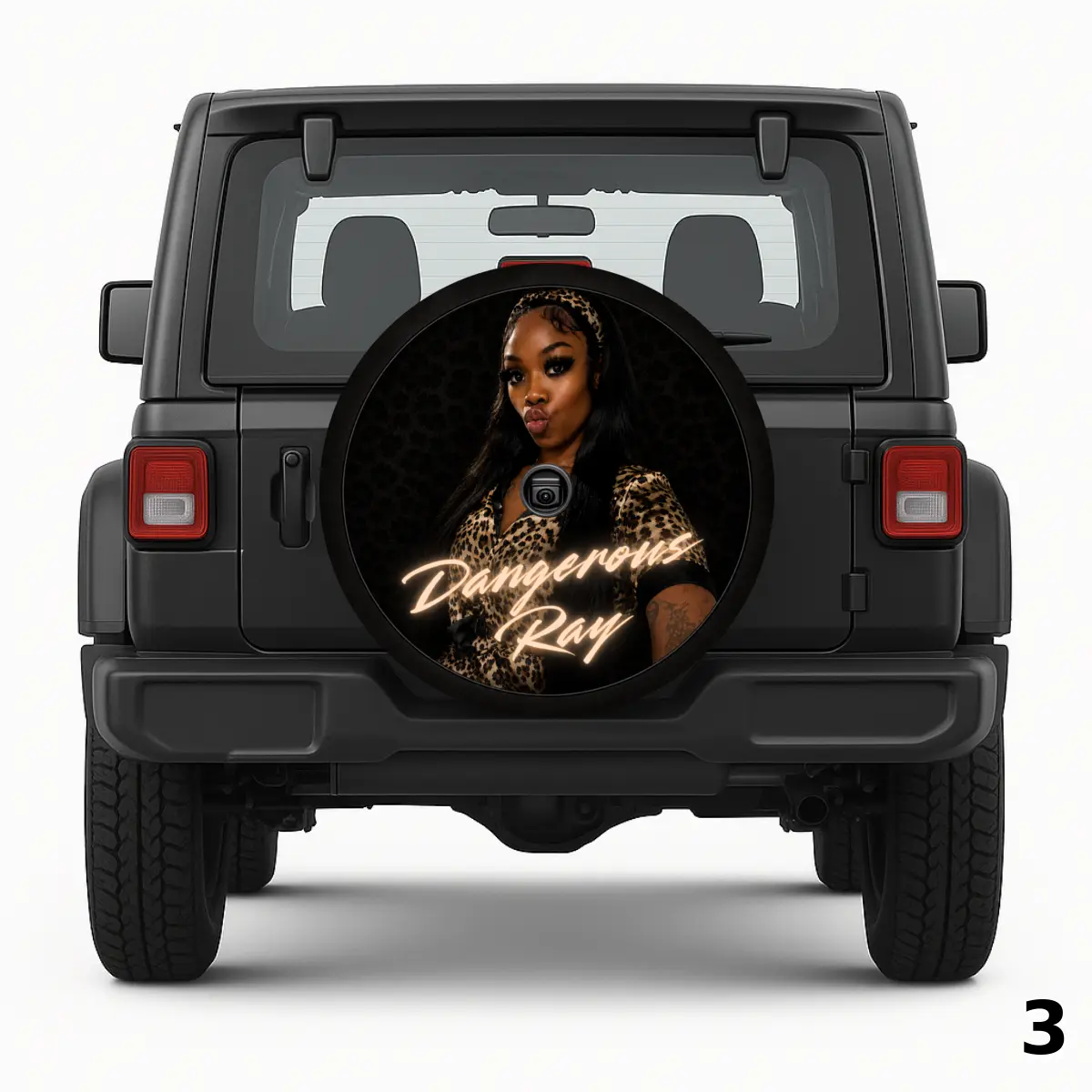 Dangerous Ray Spare Tire Cover