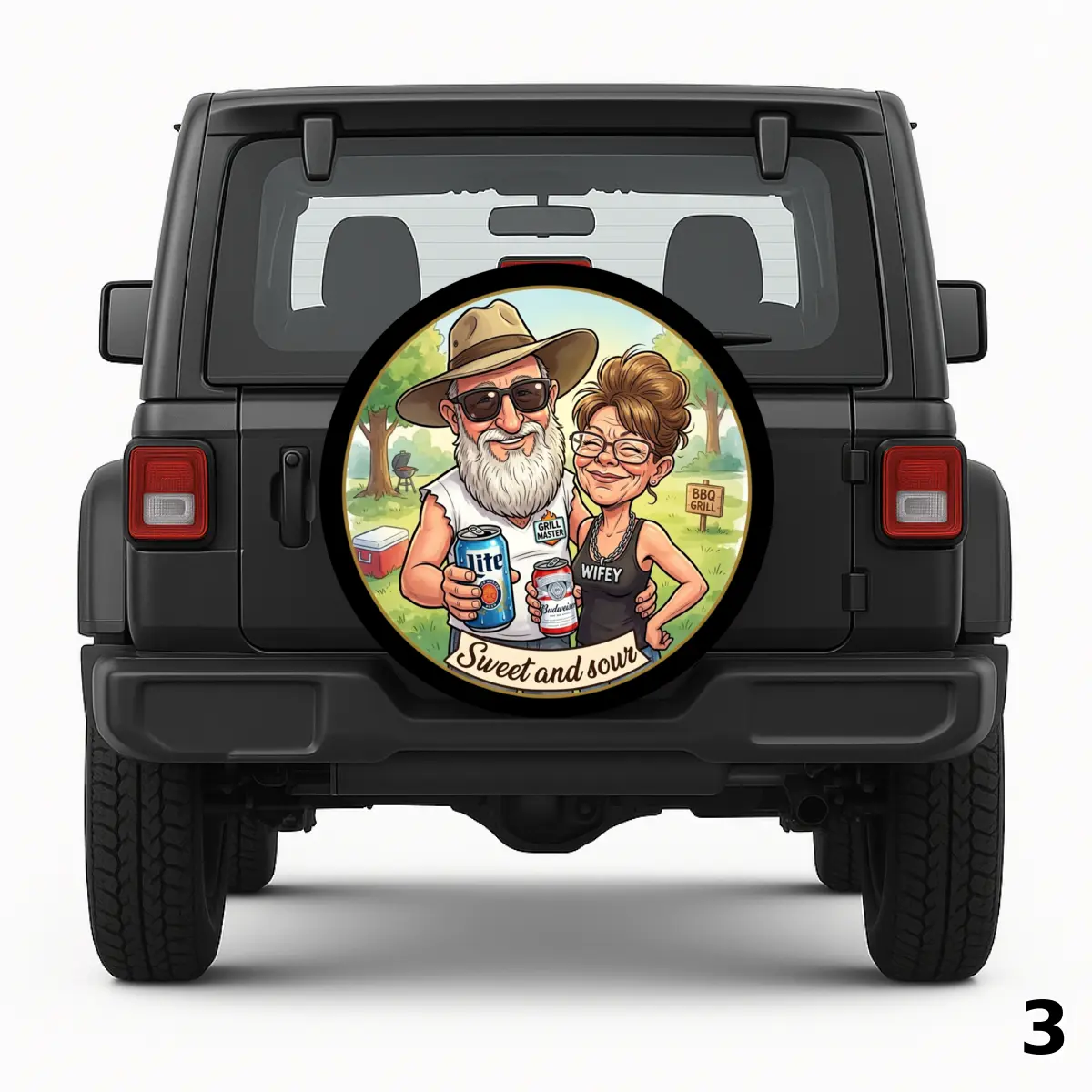 Sweet and Sour Spare Tire Cover