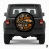Gas Is on the Right Spare Tire Cover