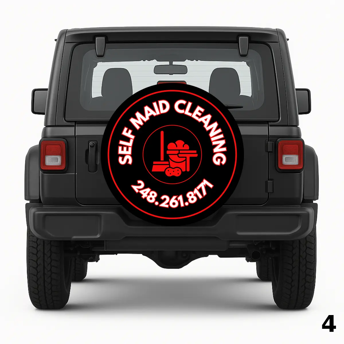 Self Maid Cleaning Spare Tire Cover