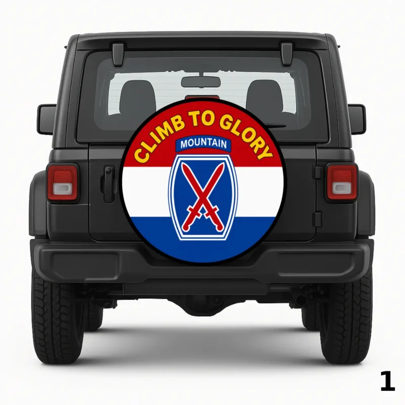 =10th Mountain Division Spare Tire Cover