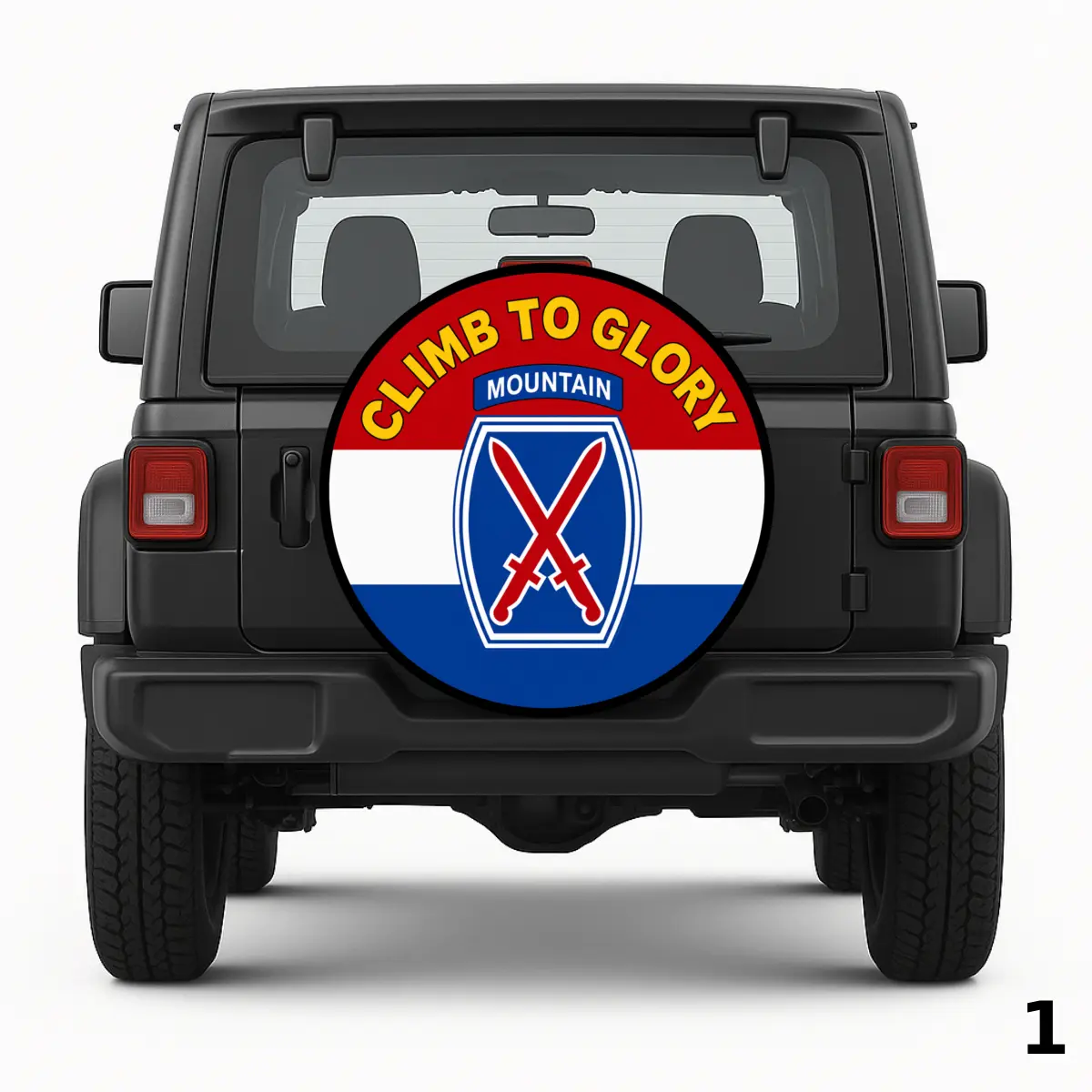 =10th Mountain Division Spare Tire Cover