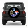 =4 College Logos Spare Tire Cover