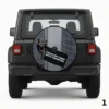 =A flag with Custom Text Spare Tire Cover