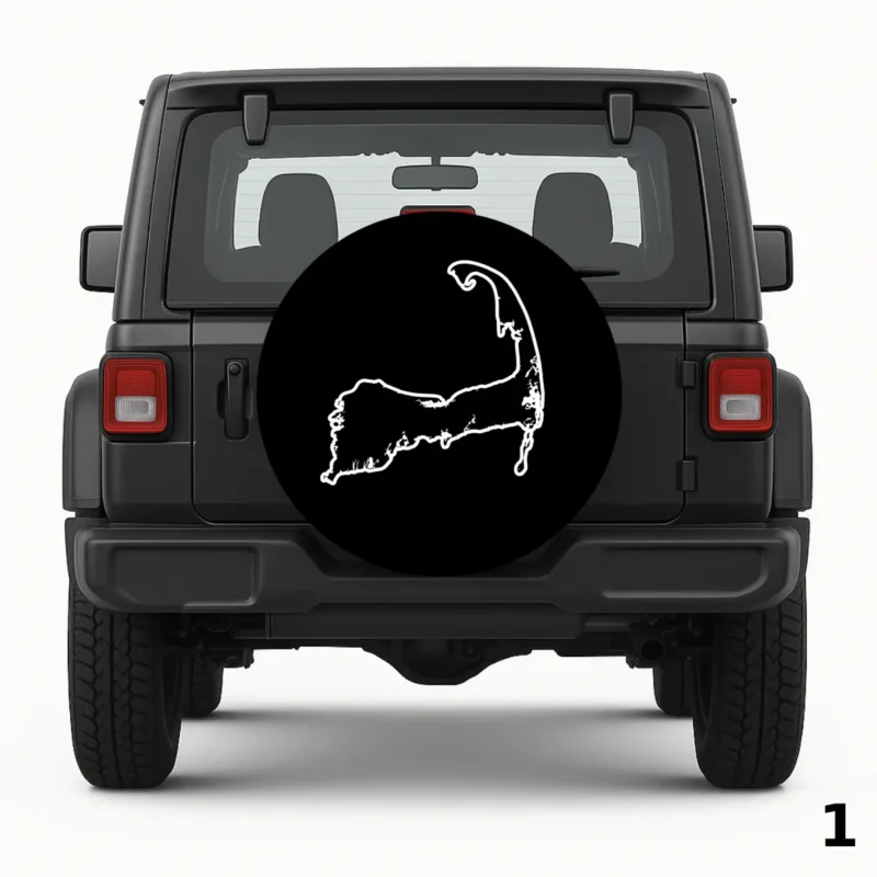 =Cape Cod Map Spare Tire Cover