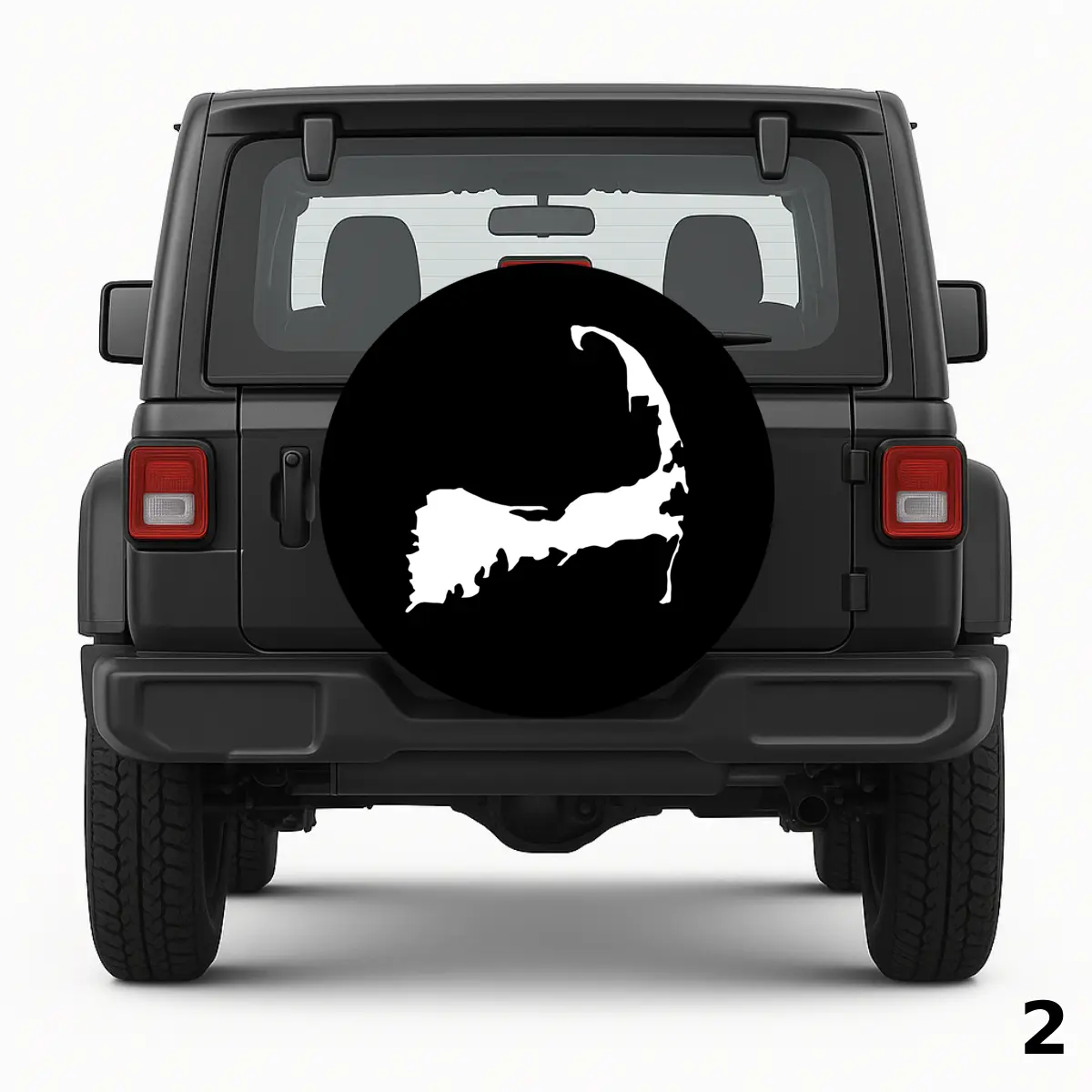 =Cape Cod Map Spare Tire Cover